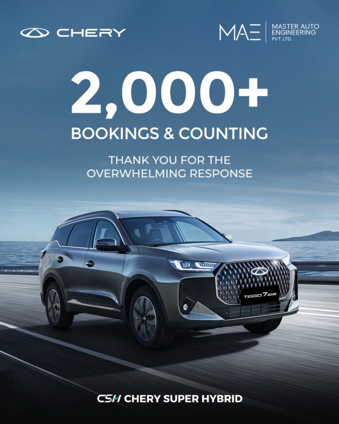 Chery Tiggo PHEV’ler Pakistan’da 2000’den Fazla Satışla Elektrikli Mobiliteye Yönelik Talep Yaratıyor