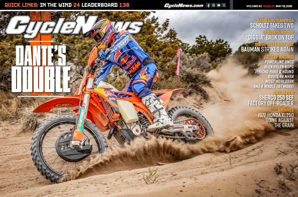 Cycle News Dergisi 2026 Sayı 20: Yeni Sherco Off-Roader ve Metzeler Lastiklerinin Testleri