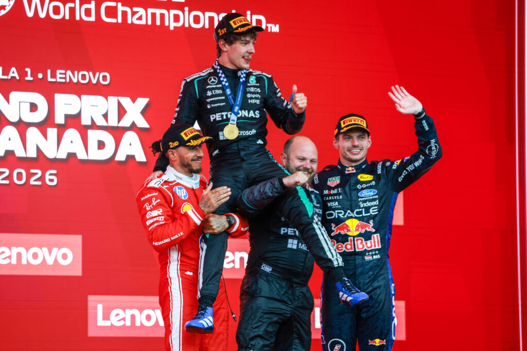 Antonelli Kanada Grand Prix’sini Verstappen ve Hamilton’dan Sonra Kazanıyor: Russell Yarışı Bırakıyor