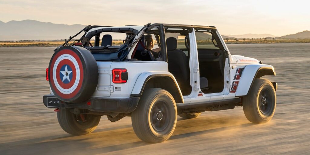 Jeep Wrangler America250: Amerika’nın 250. Yılına Özel Captain America Temalı Model