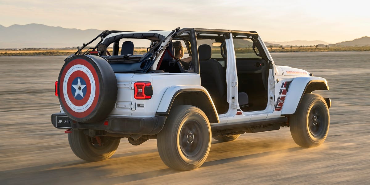 Jeep Wrangler America250: Amerika’nın 250. Yılına Özel Captain America Temalı Model