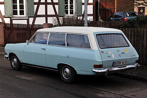Opel Rekord Series B 1965-1966