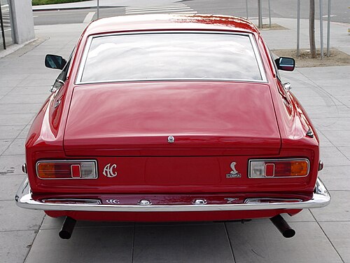 Açıklama: 1968 AC 428 coupé, rear
