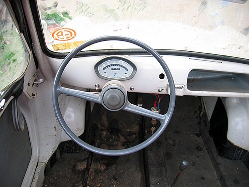 Vespa 400 dashboard