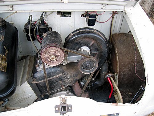 Vespa 400 engine