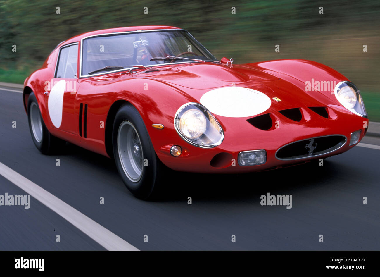 Car, Ferrari 250 GTO, model year 1962-1964, 1960s, sixties, vintage car, sports car, Coupé, Coupe, red, driving, standing, diago Stock Photo - Alamy