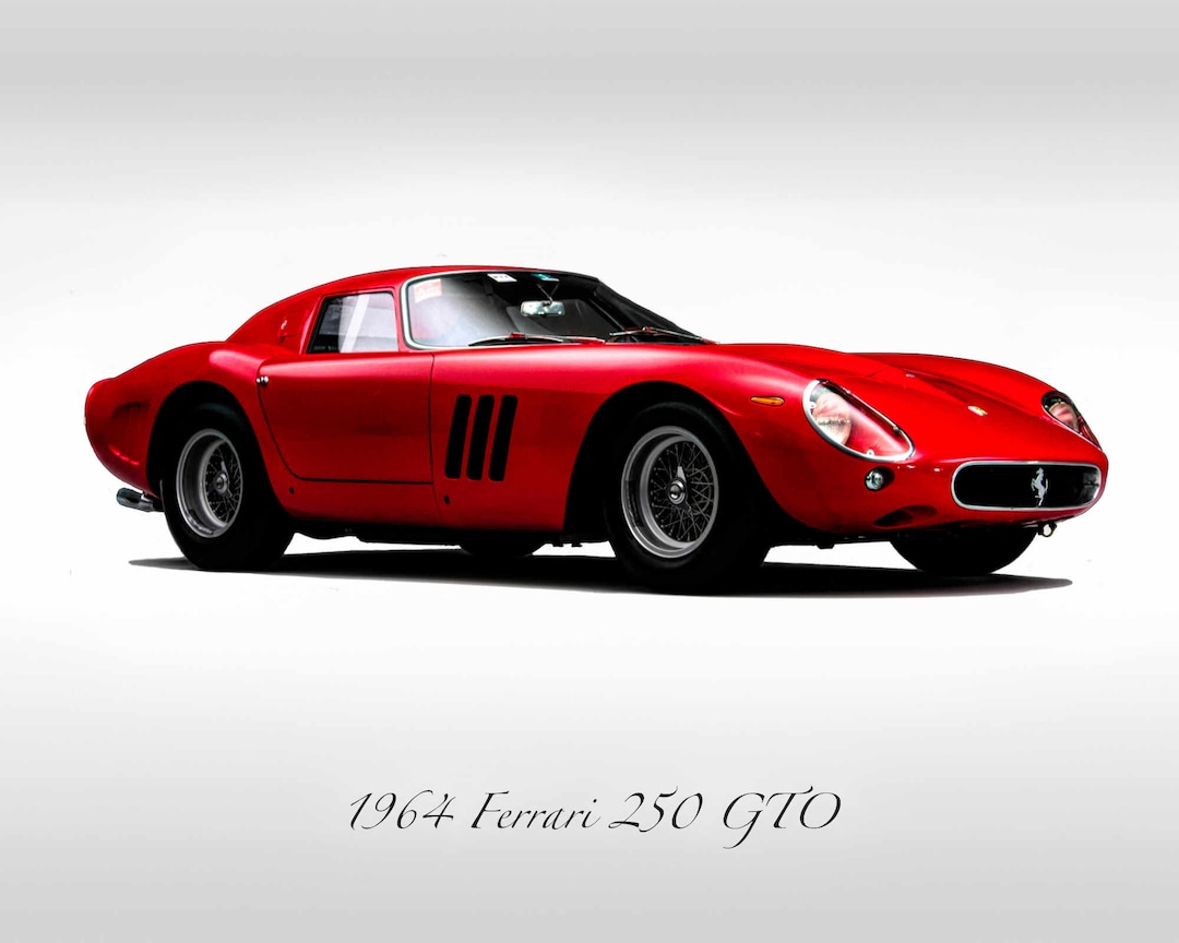 Classic Cars - 1964 Ferrari GTO 250 - Print - Etsy