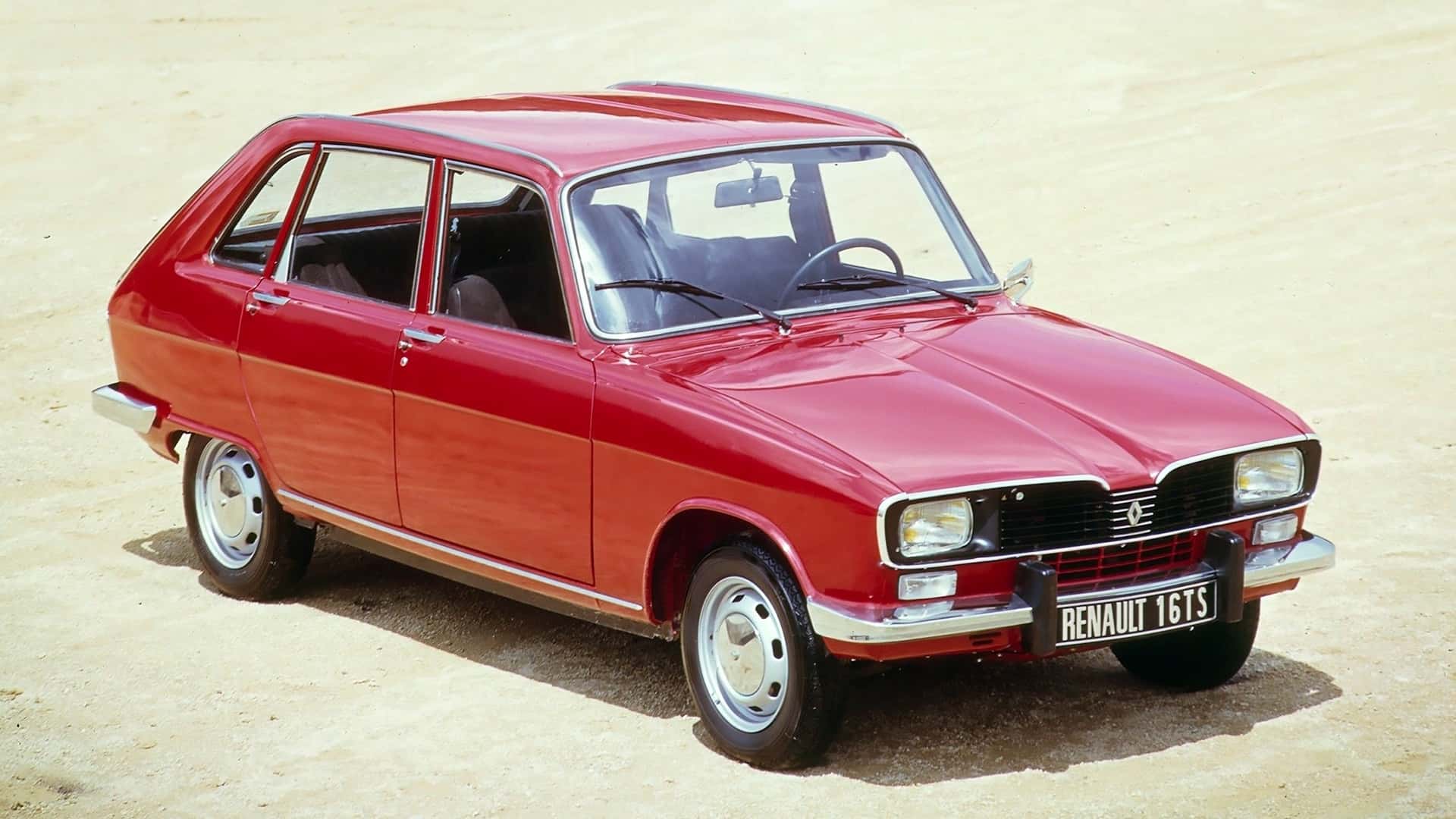 Renault 16 TX (1975): Seat test in a classic car