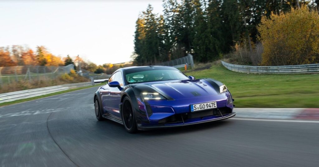 Porsche Taycan Turbo GT, Manthey ekipmanı ile Nürburgring EV rekorunu 6:55 olarak kırdı