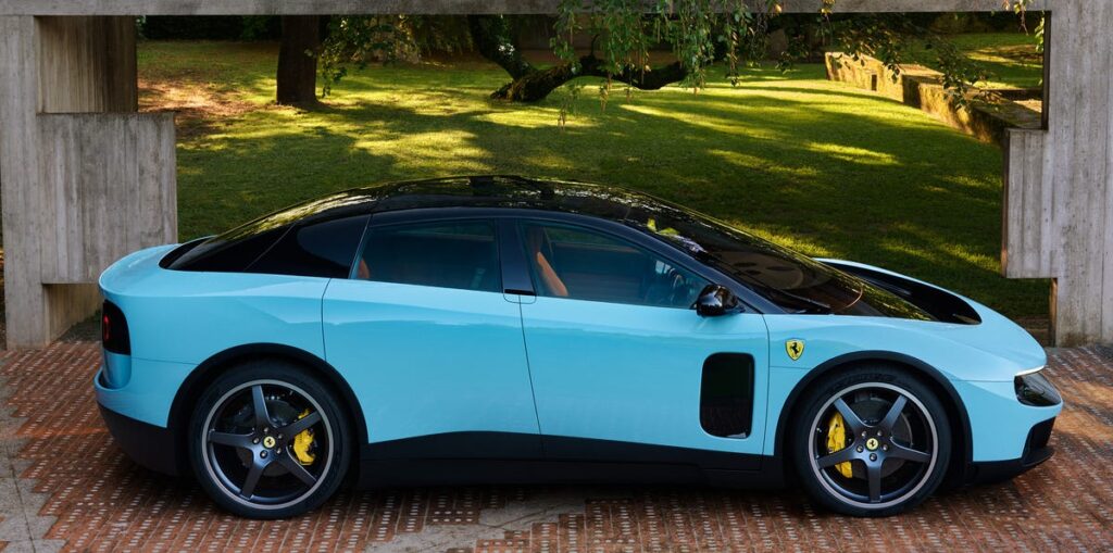 Ferrari Luce'nin çekiş kontrolü, sürücü becerisine göre ayarlanabilir.