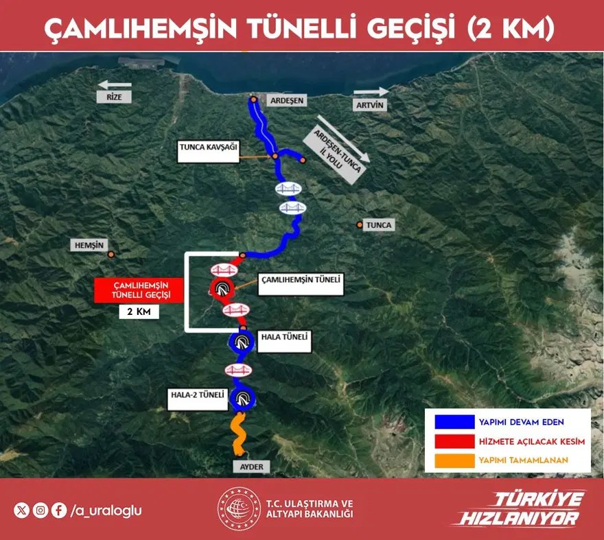 "PROJEMİZ KAPSAMINDA 3 TEK TÜP TÜNEL VE 5 ADET KÖPRÜ BULUNUYOR" 1 "PROJEMİZ KAPSAMINDA 3 TEK TÜP TÜNEL VE 5 ADET KÖPRÜ BULUNUYOR" 1
