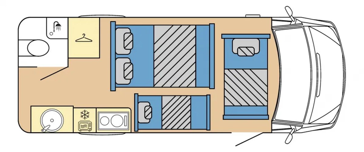 Family camper van from Puna Vanlife
