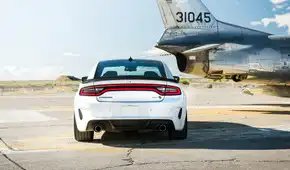 2022 Dodge Charger SRT Hellcat Redeye Widebody White Rear View