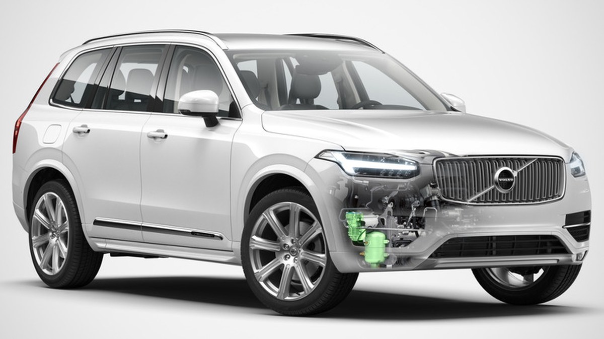 An infographic of the 2016 Volvo XC90 showcasing its PowerPulse anti-lag system.