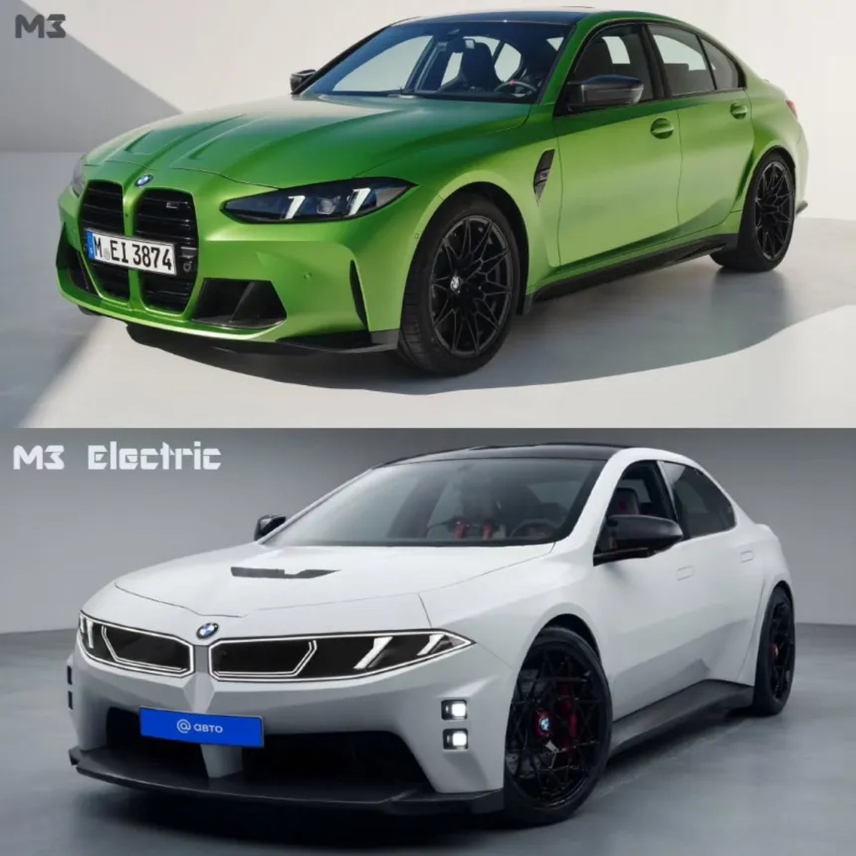 BMW M3 Electric \- Rendering BMW M3 Electric \- Rendering