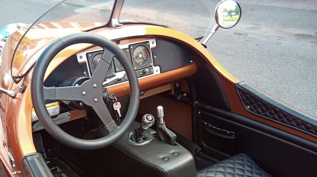 2021 Morgan 3-Wheeler interior