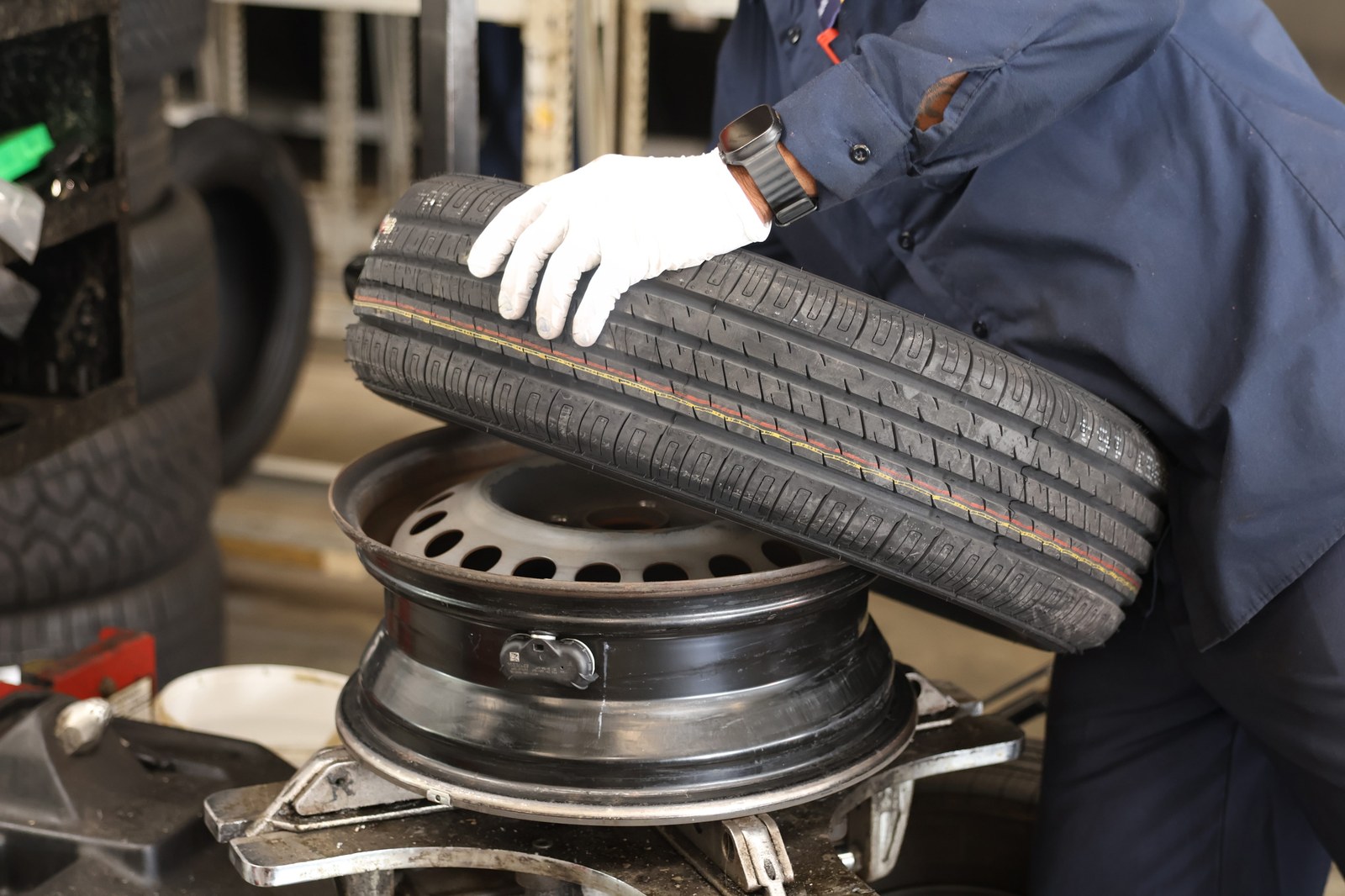car tire replacement