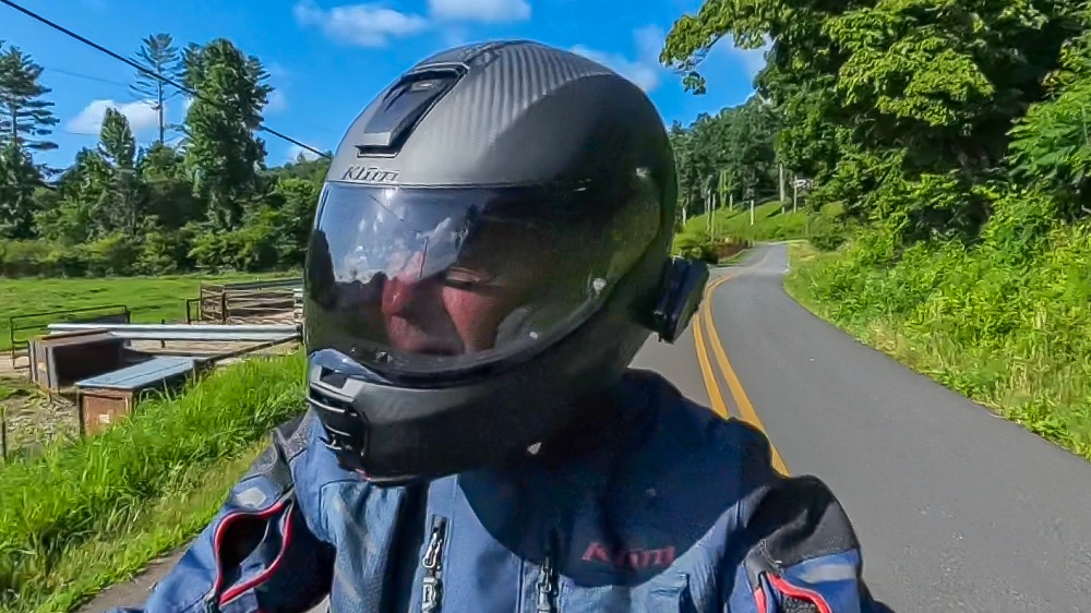 Klim GT1 Expedition modular helmet front view
