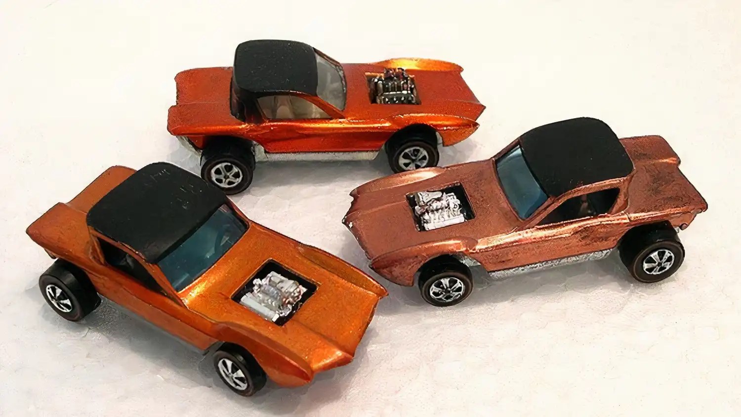 1968 Python Copper Orange group shot