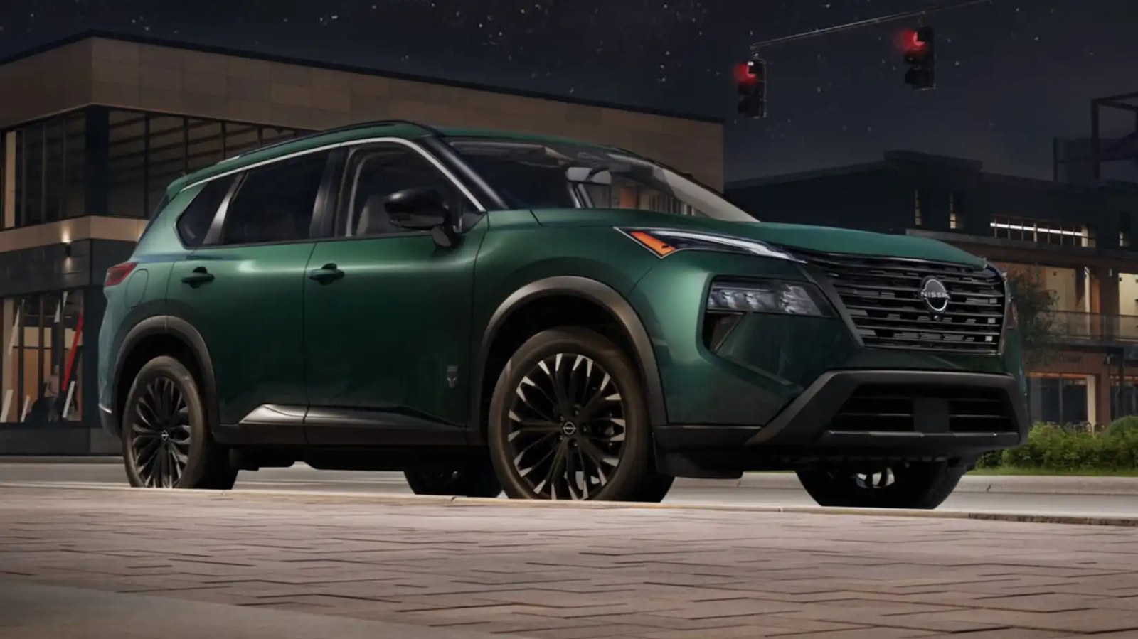 2027 Nissan Rogue Dark Armor front three-quarter