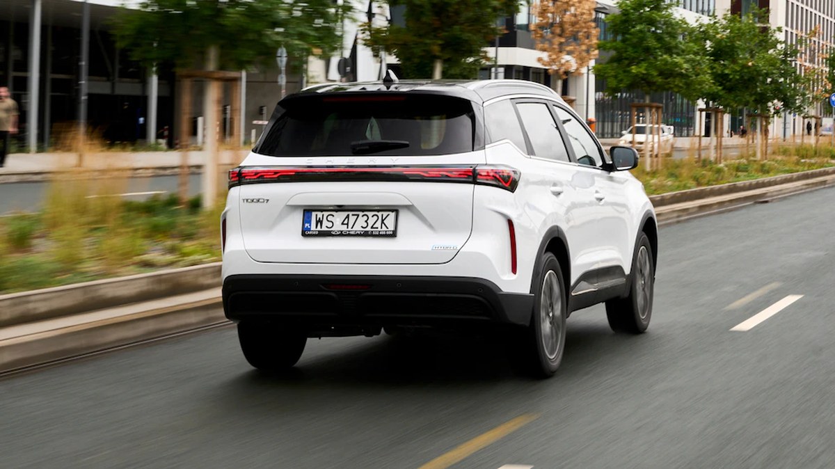 Chery Tiggo 7 während einer AUTO BILD Testfahrt