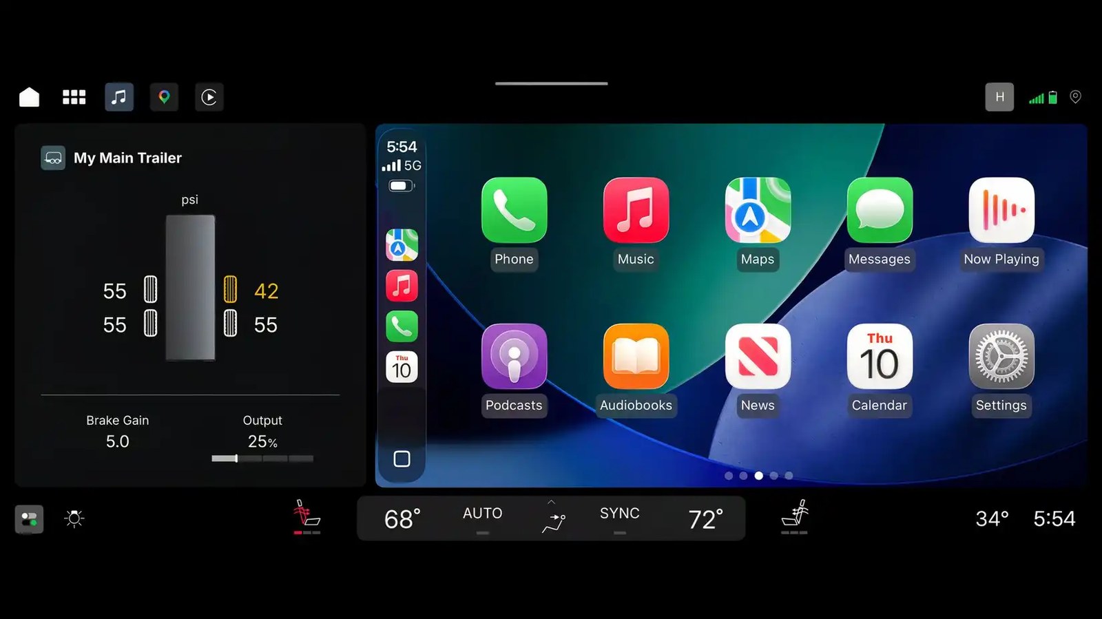 2027 Chevrolet Silverado 1500 Interior Infotainment Debut Apple CarPlay Split Screen