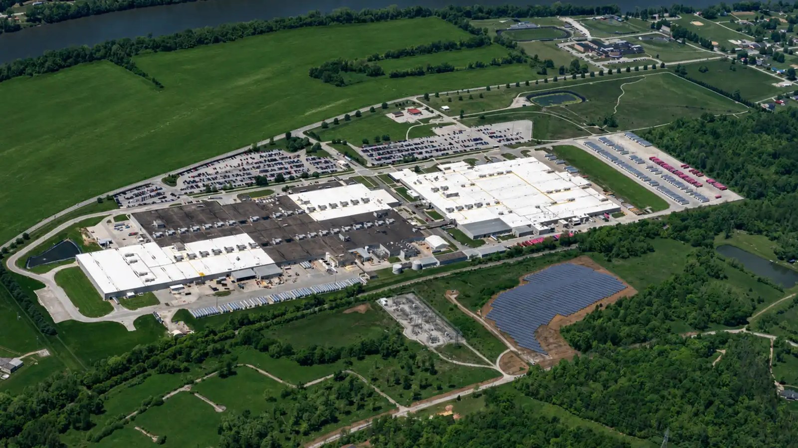 Toyota Motor Manufacturing West Virginia aerial