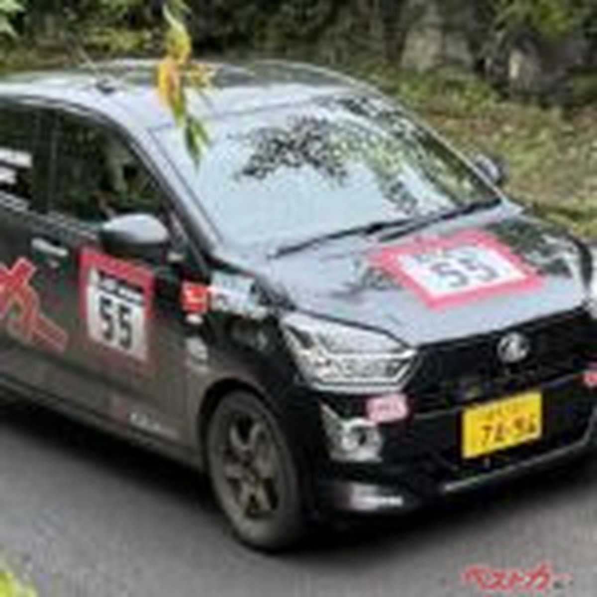 全日本ラリーでジャイキリだ~ 国沢ミライースがセミウェットで爆走 ヤリスを凌ぐ速さを見せた!!
