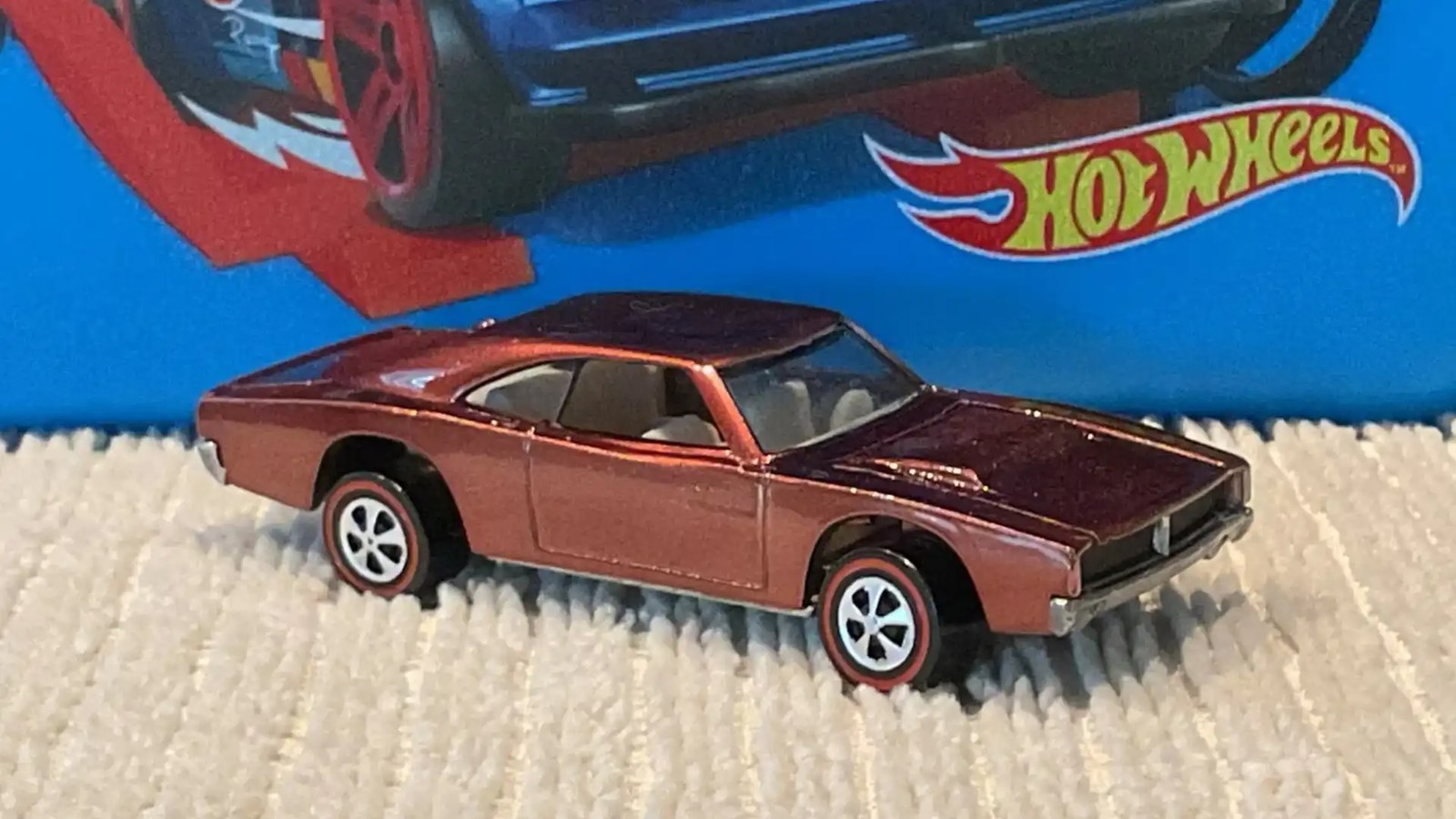 1968 Brown Custom Charger (Enamel Finish) front 3/4 static