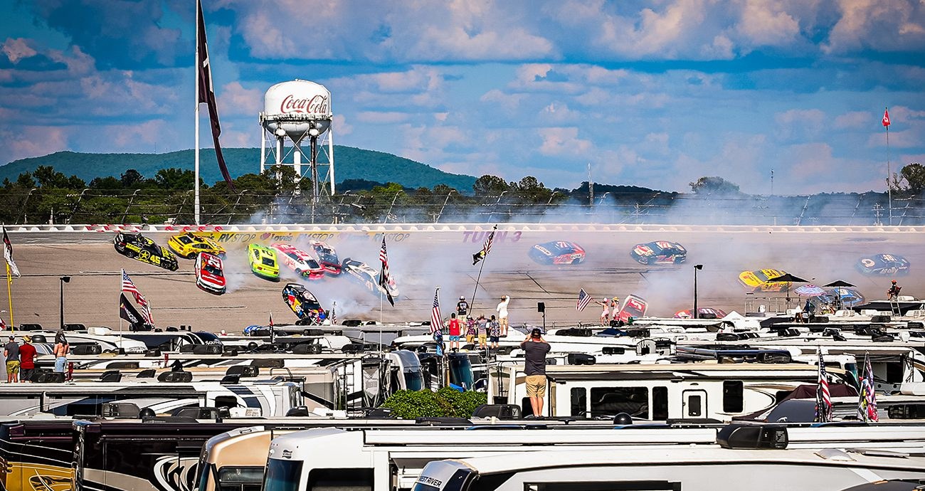 NASCAR Cup Series crash at Talladega