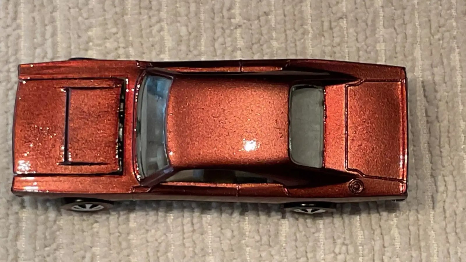 1968 Brown Custom Charger (Enamel Finish) top down static