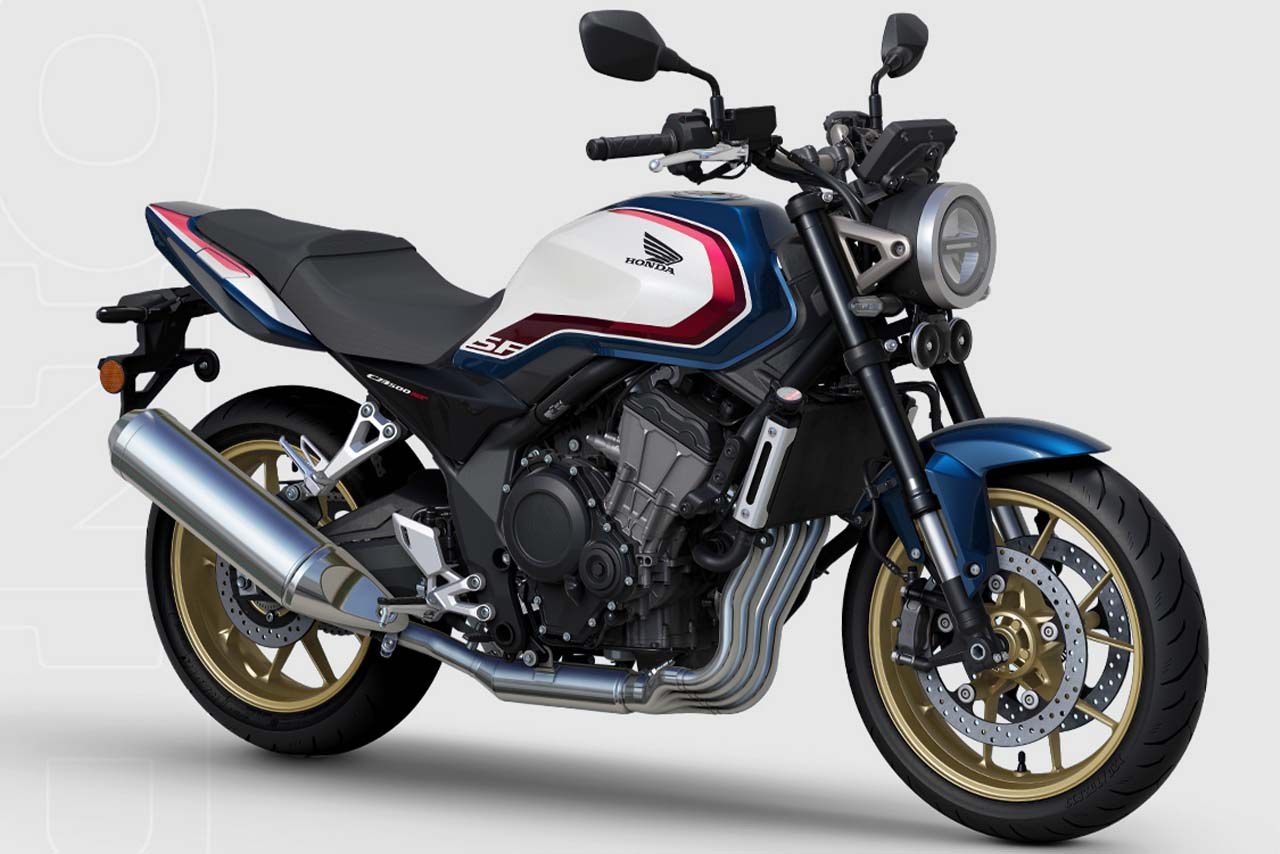 画像: HONDA CB500 SUPER FOUR classic colour edition 2026年モデル（中国仕様） 総排気量：502cc エンジン形式：水冷4ストDOHC4バルブ並列4気筒 シート高：780mm 車両重量：188kg 参考価格：4万3480元