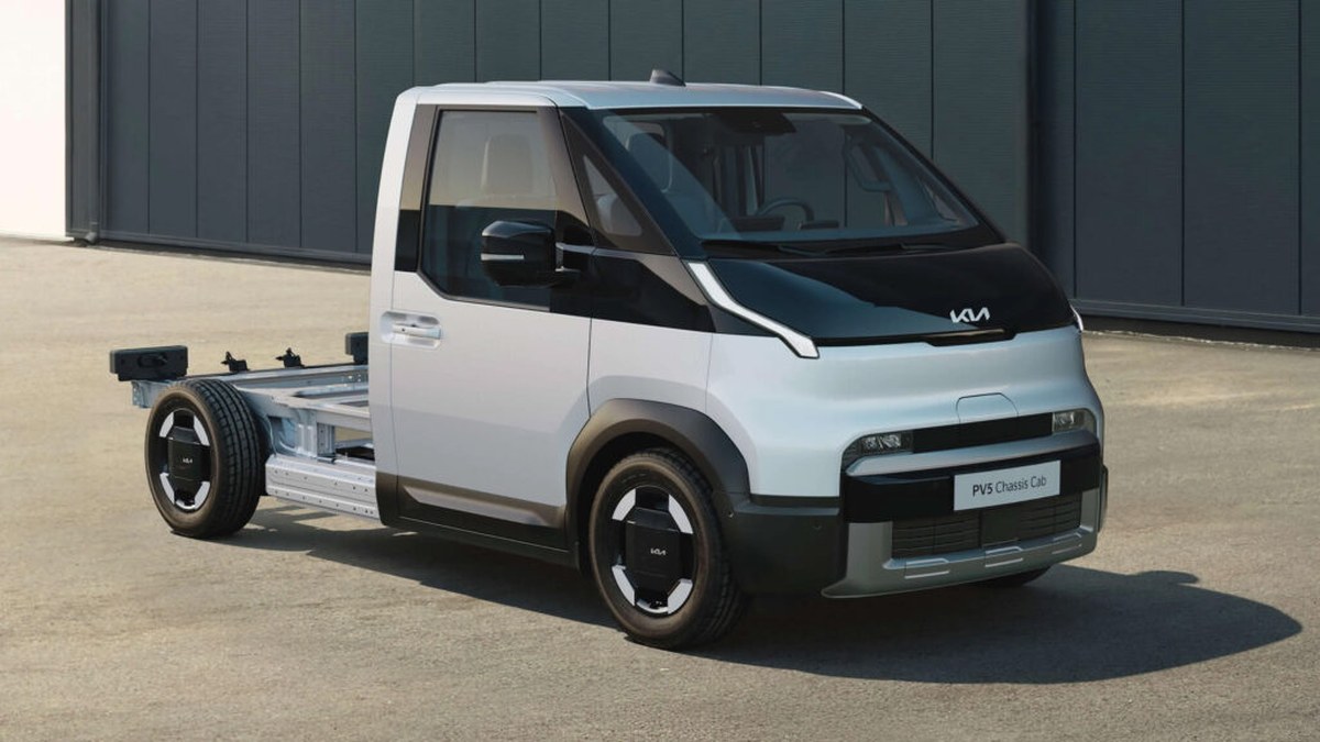 The Kia PV5 Chassis Can Transform Into A Tipper, Box Van, Food Truck, Or Camper