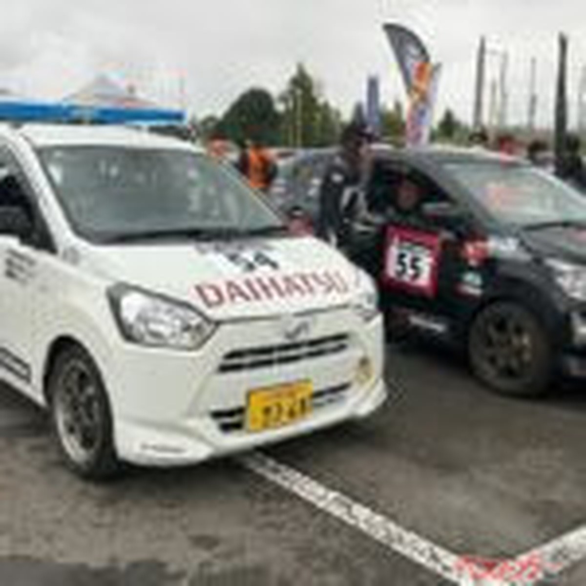 全日本ラリーでジャイキリだ~ 国沢ミライースがセミウェットで爆走 ヤリスを凌ぐ速さを見せた!!