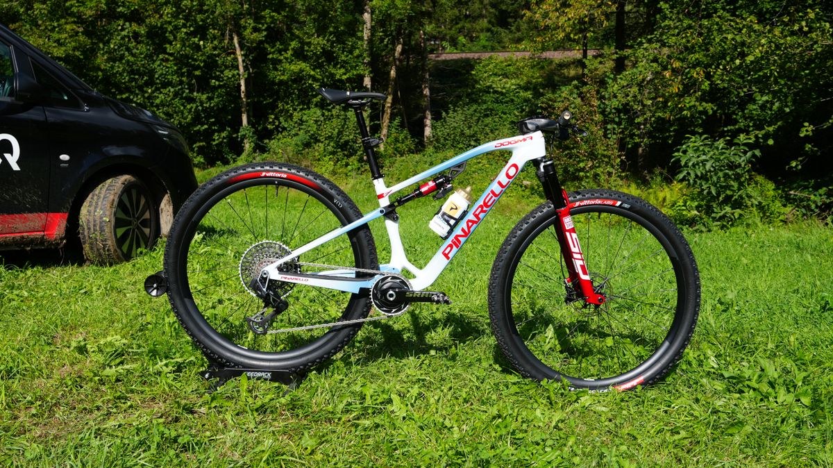 Tom Pidcock's 2026 Pinarello XC mountain bike from the Val di Sole world championships