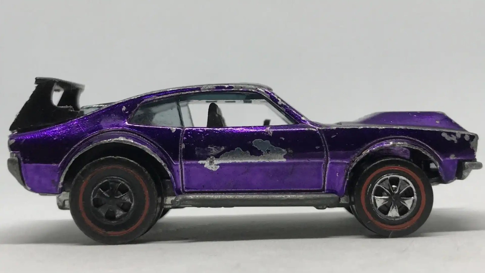 1970 Hot Wheels Mighty Maverick side facing right purple