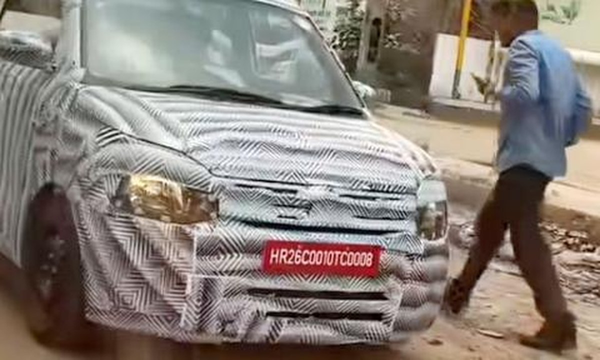Maruti Suzuki WagonR facelift spied testing