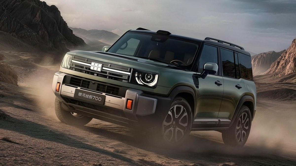 The Chinese Off-Roader With A Waterproof Engine Also Has Propellers And Sonar For Emergency Water Travel