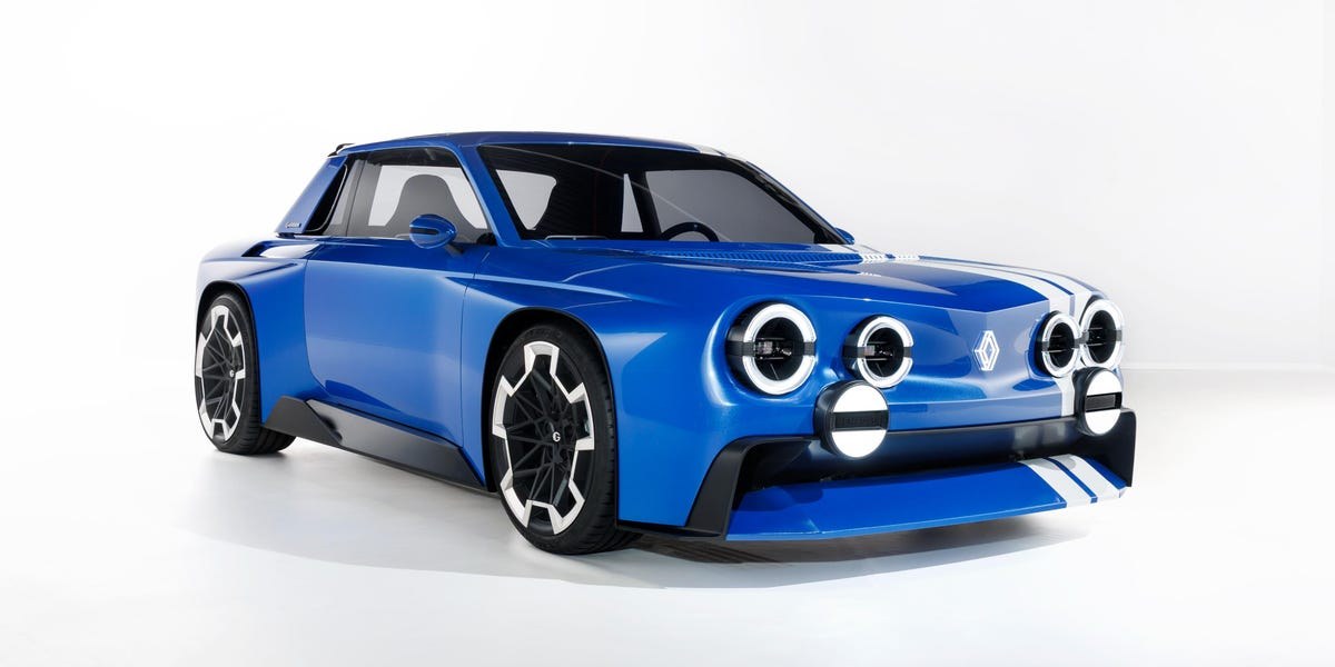 The Renault 8 Gordini Revived as a 270-HP Electric Concept