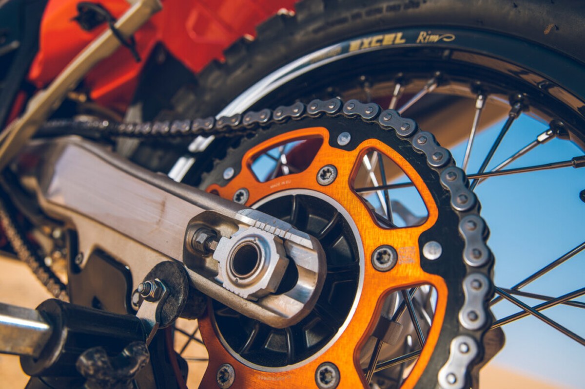 2027 KTM 450 Rally Replica rear wheel