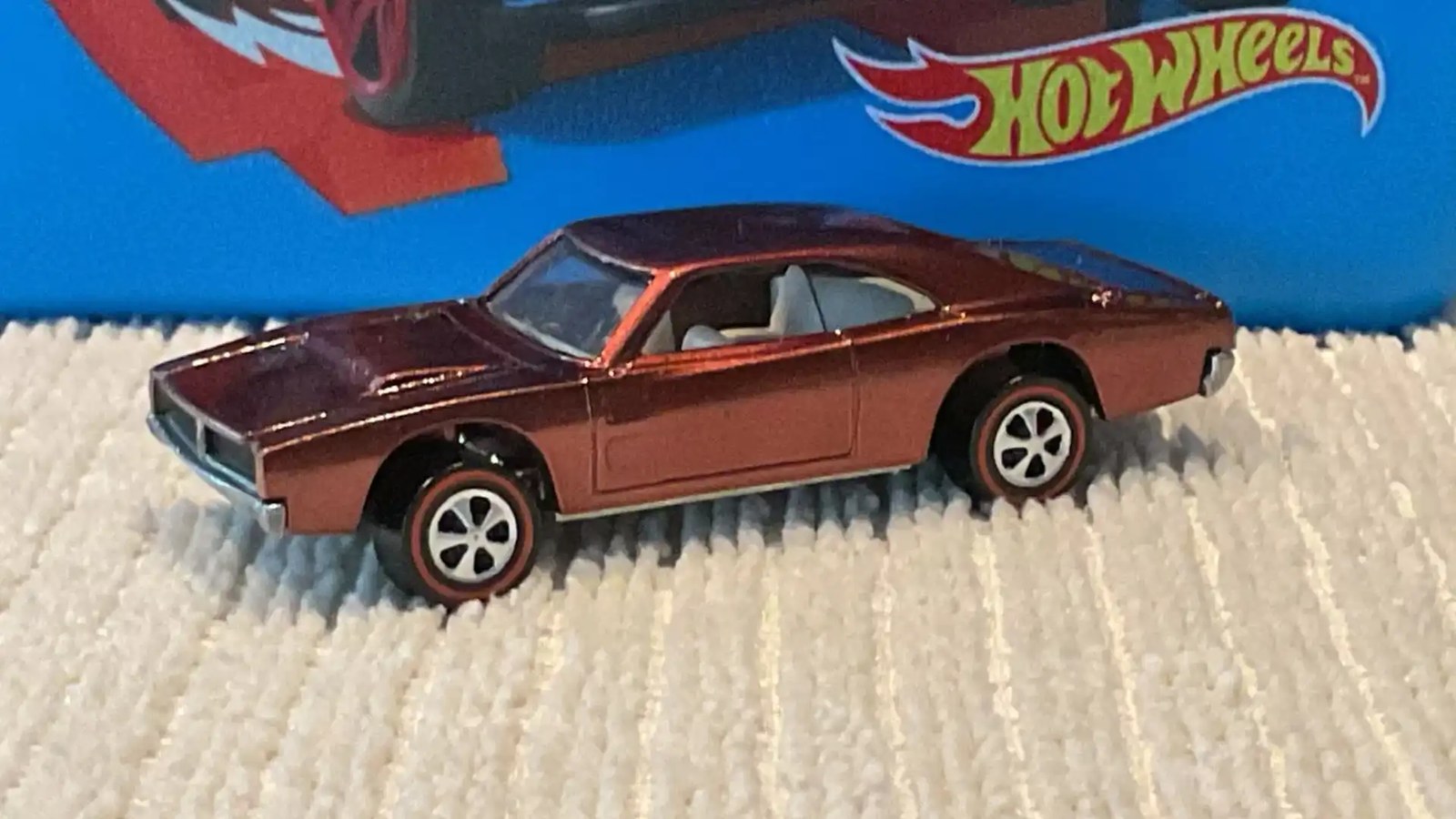 1968 Brown Custom Charger (Enamel Finish) front 3/4 static