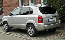 Hyundai Tucson 2.0 CRDi (JM) – Heckansicht, 14. März 2011, Wülfrath
