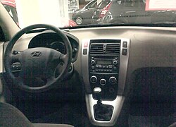 Hyundai Tucson interior view