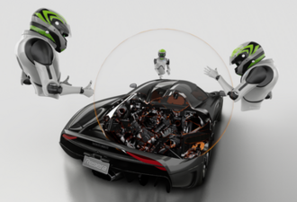 The Regera in NVIDIA Holodeck