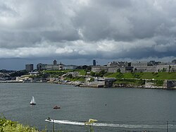 Plymouth hoe from mountbatten 2