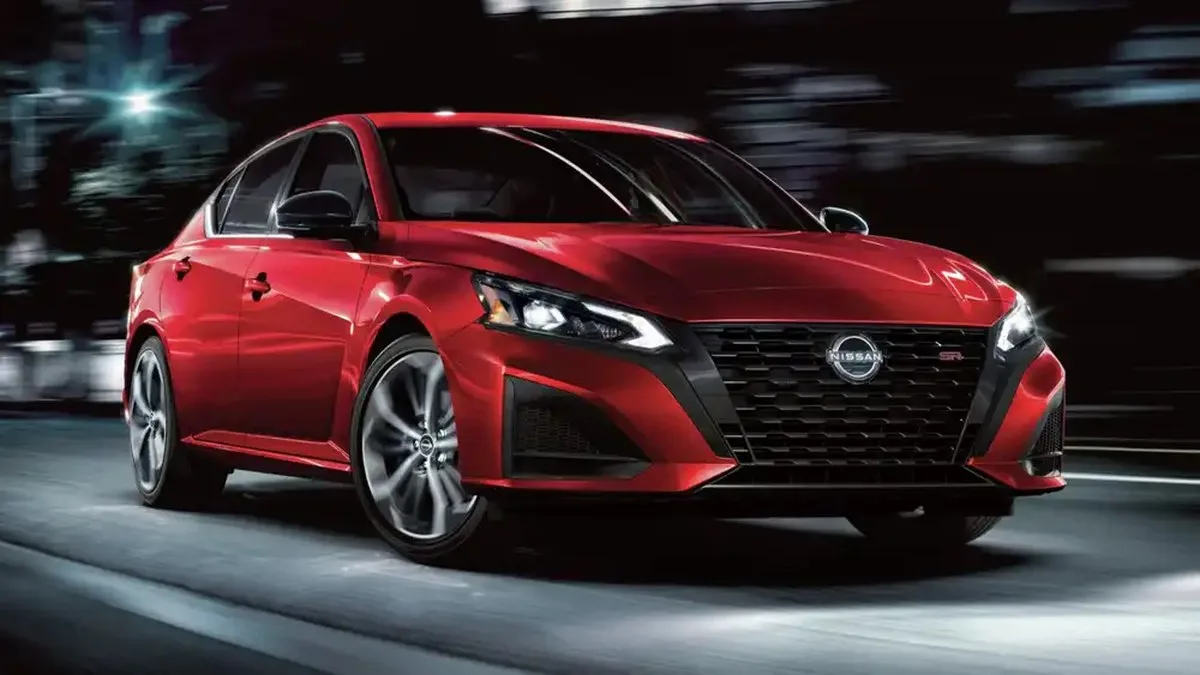 2027 Nissan Altima front three-quarter
