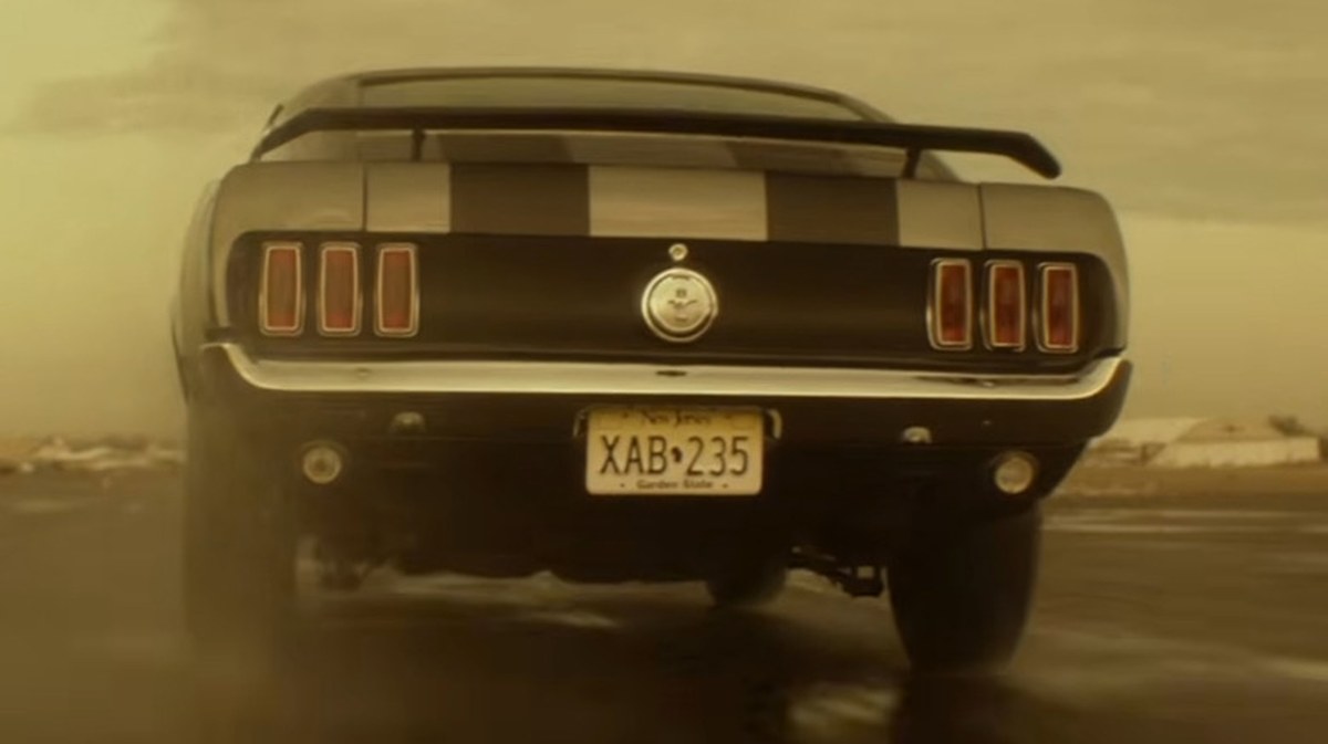 A screenshot of John Wick's Ford Mustang Mach 1