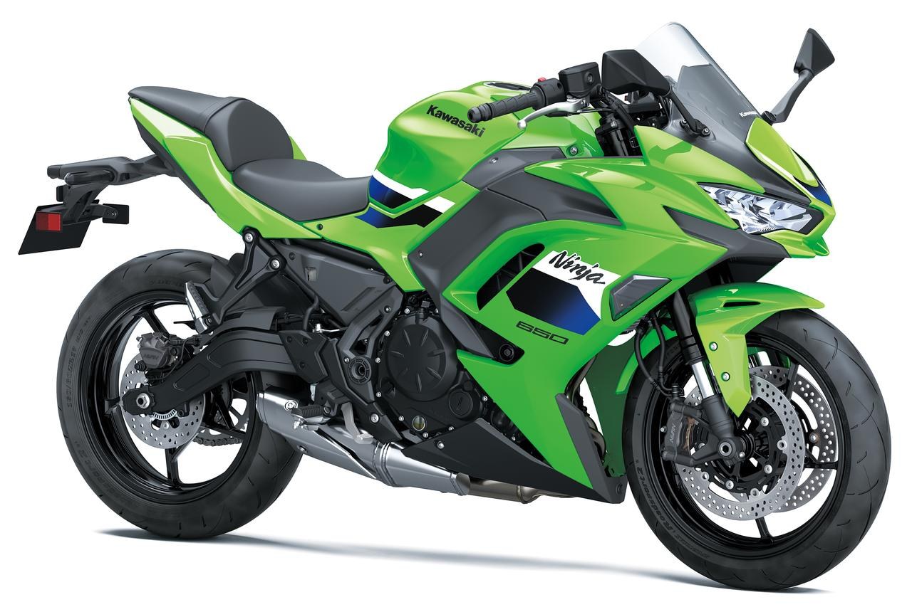画像: KAWASAKI Ninja 650 2027年モデル(欧州仕様) 総排気量:649cc エンジン形式:水冷4ストDOHC4バルブ並列2気筒 シート高:785mm 車両重量:194kg