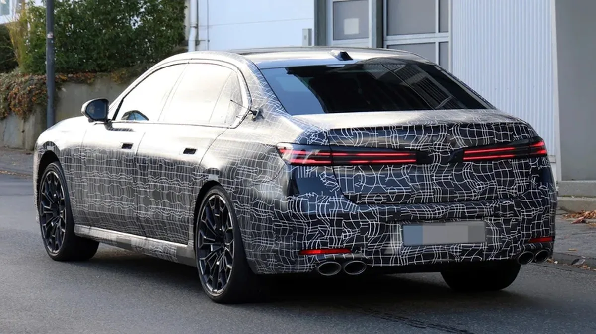 The rear of the new BMW 7-Series-based Alpina