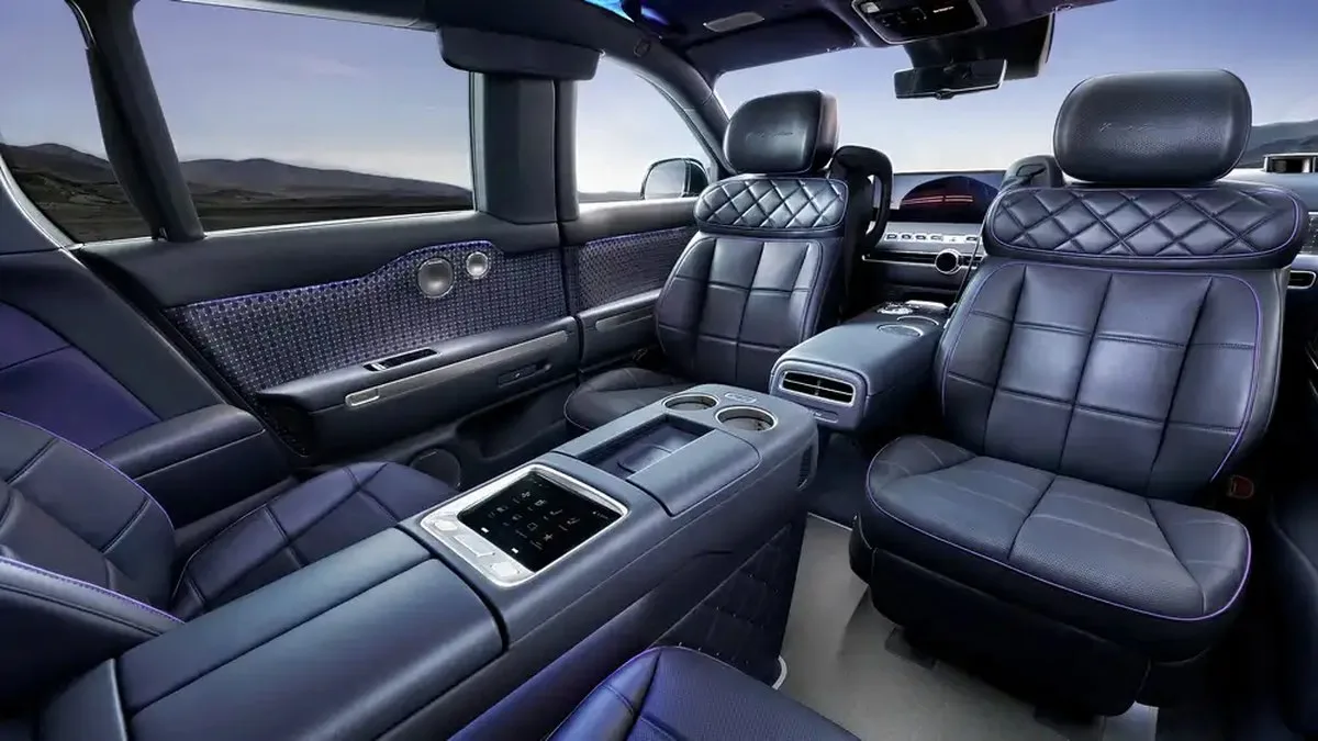 genesis gv90 interior